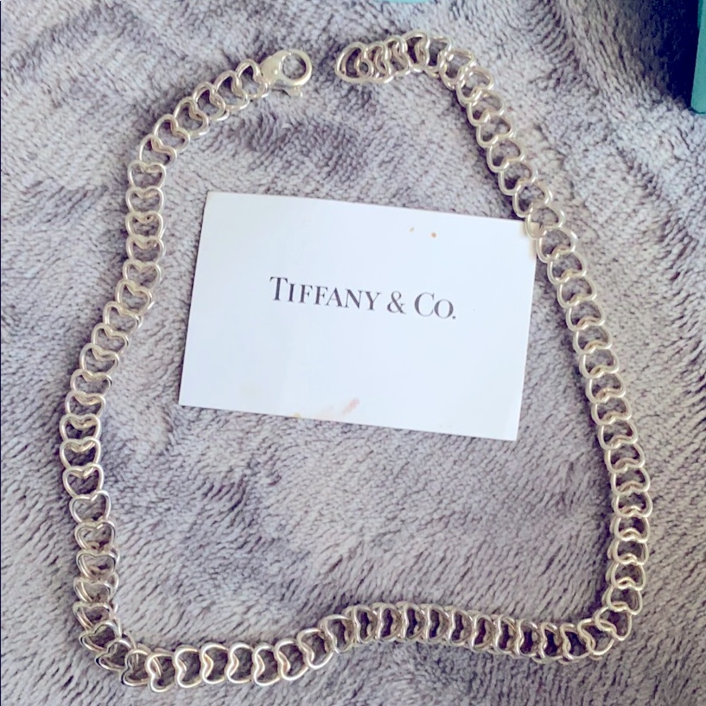Tiffany heart link neckless